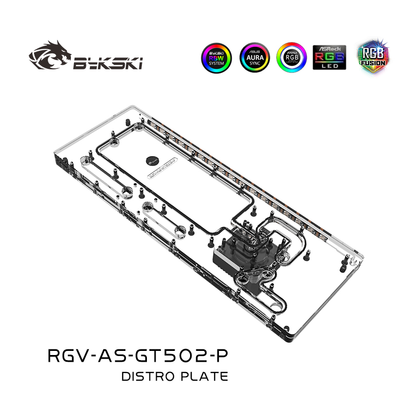 Distro Plate Ddc Pump Combo - Bykski-GT502 컴퓨터 케이스 및 수냉 시스템,