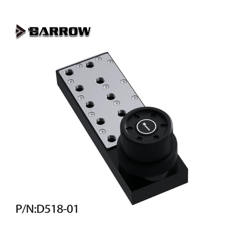 Integrated Pump Reservoir Distro Plate - 바로우 DC17-01 스테인리스 스틸 POM 디스트로