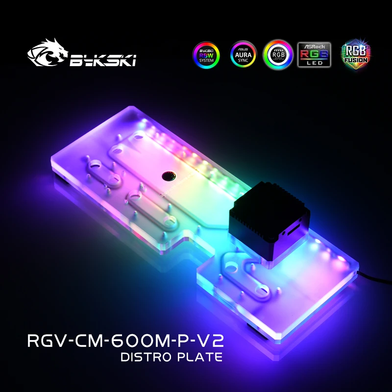 Distro Plate Ddc Pump Combo - Bykski 아크릴 디스트로 플레이트 / 보드