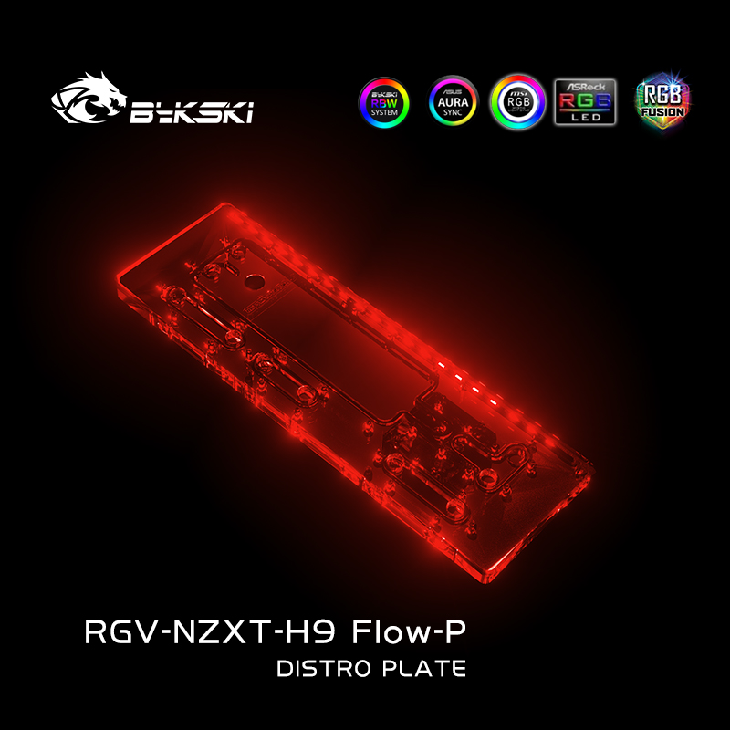 Bykski RGV-NZXT-H9 FIow-P 아크릴  - Distro Plate Ddc Pump Combo 리뷰 및 가격