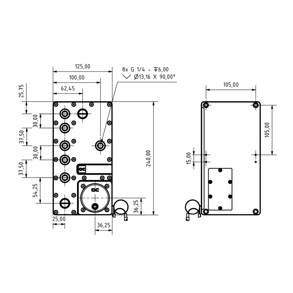 Alphacool Core Distro Plate 24 - Integrated Pump Reservoir Distro Plate 리뷰 및 가격